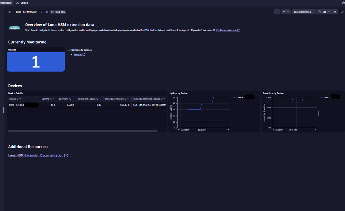 Luna Network HSM Device monitoring & observability | Dynatrace Hub