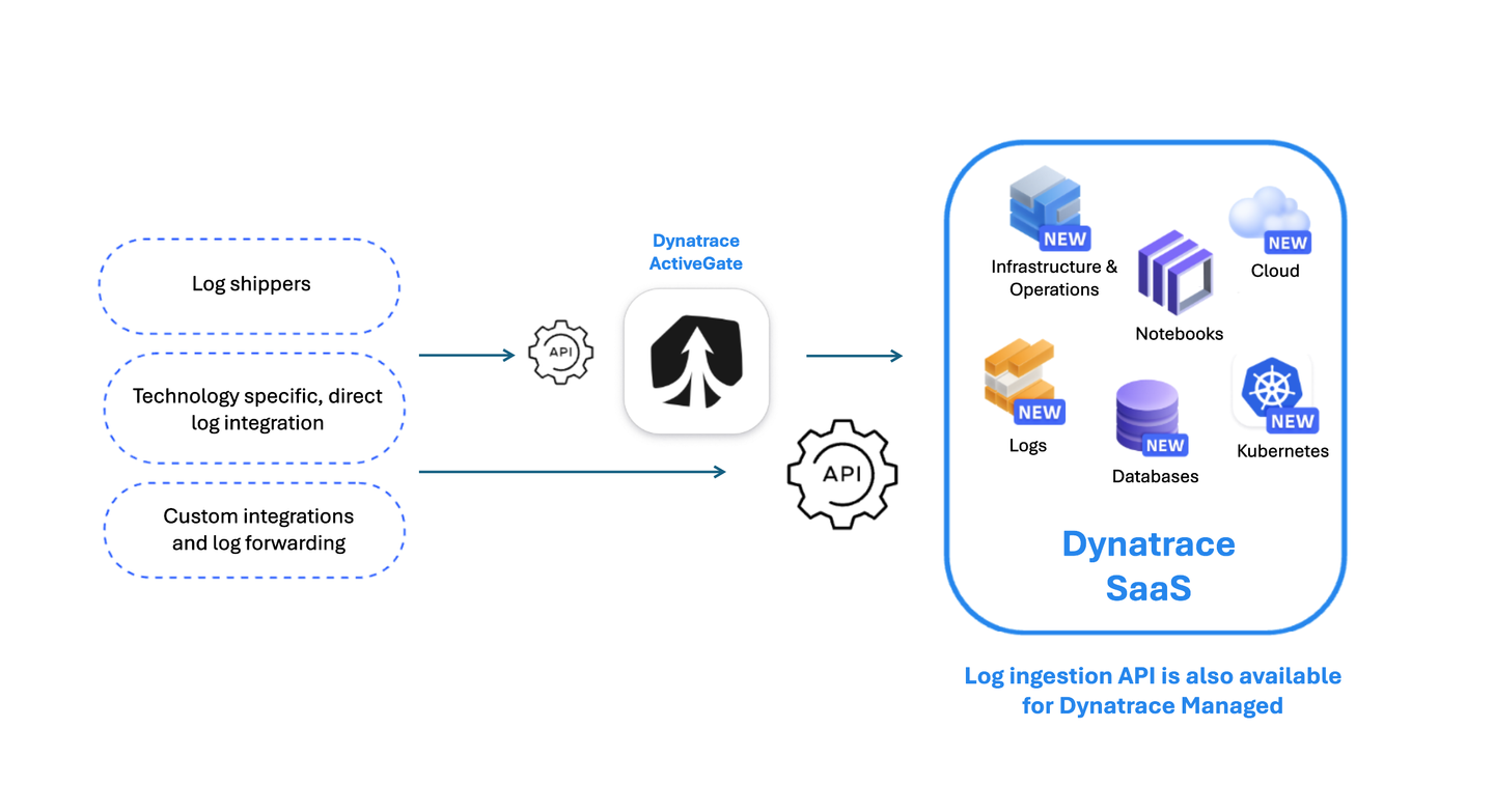 Log ingestion API monitoring & observability | Dynatrace Hub