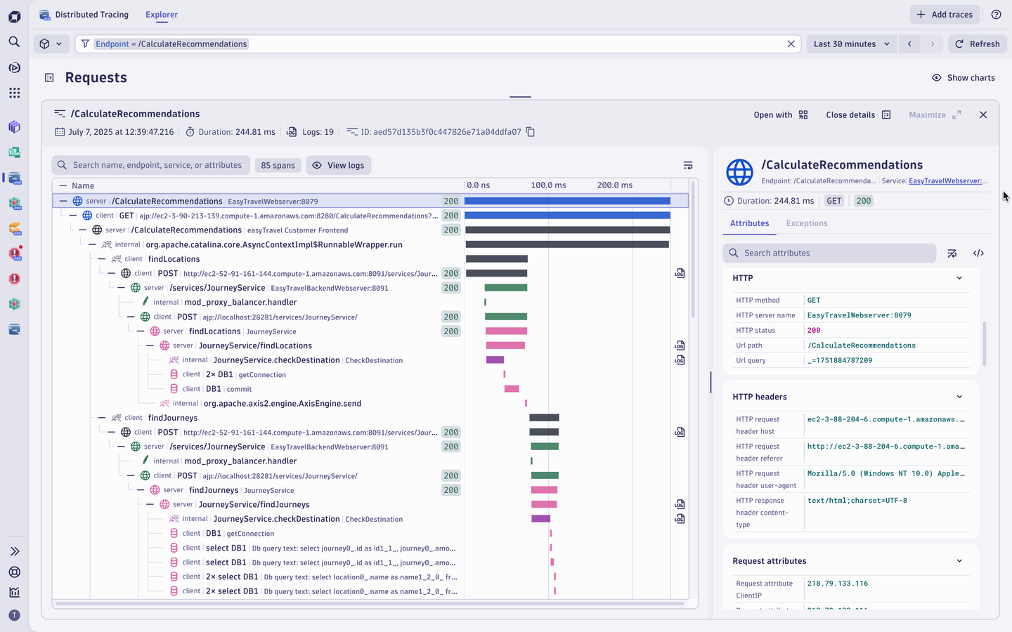 Distributed Tracing Logs Icon Distributed Tracing monitoring & observability | Dynatrace Hub