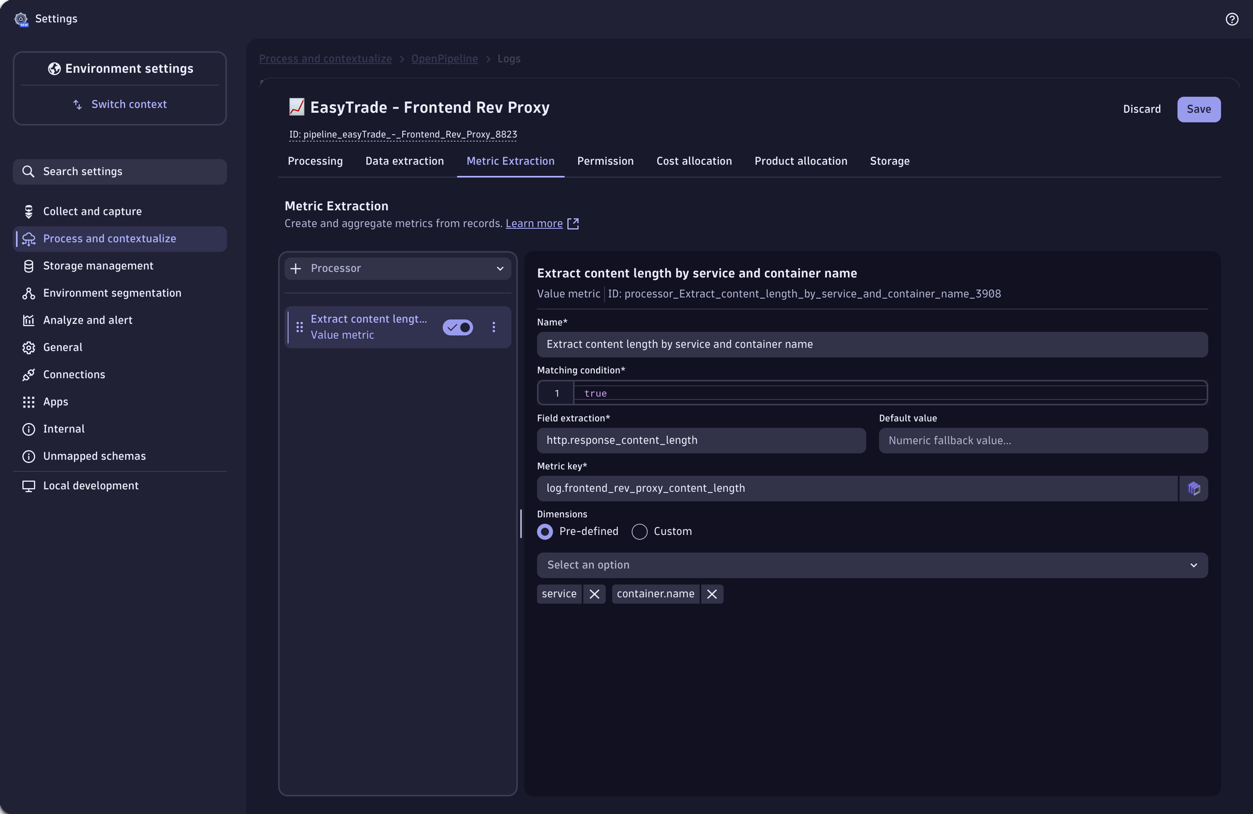 OpenPipeline monitoring & observability | Dynatrace Hub