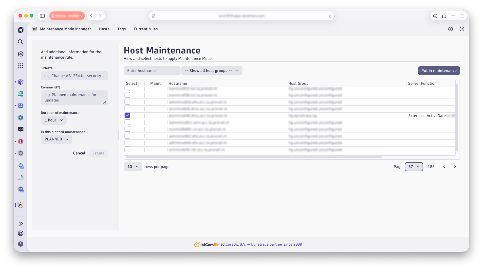 Maintenance Mode Manager monitoring & observability | Dynatrace Hub