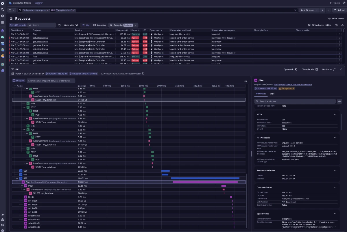 Distributed tracing with Dynatrace just got even better