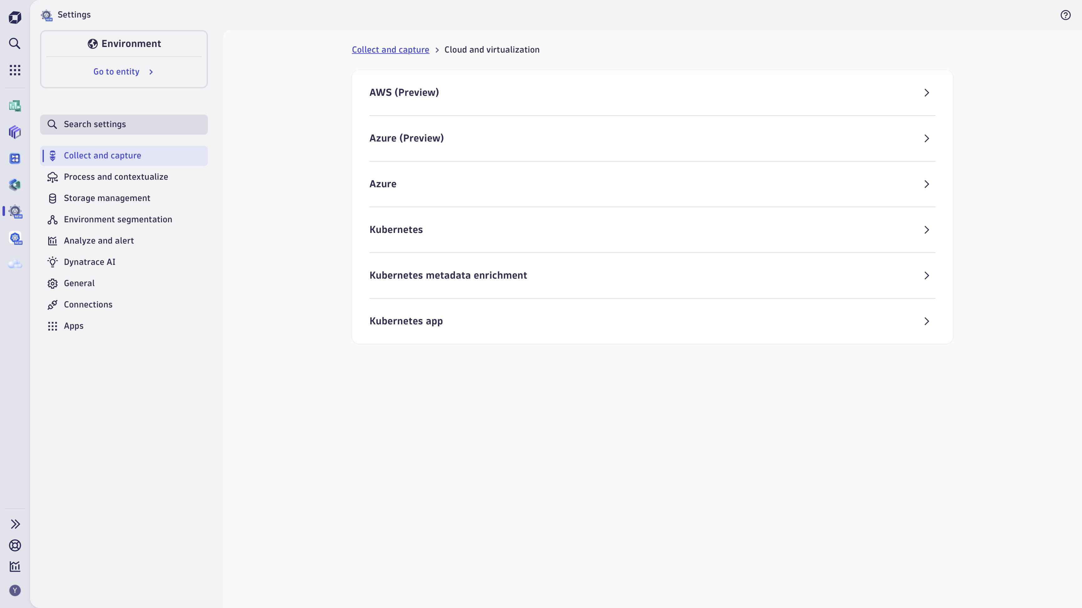 Cloud and virtualization view