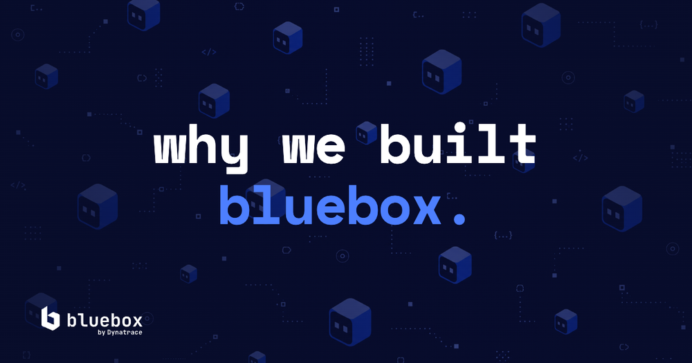 Blog: Why we built bluebox.