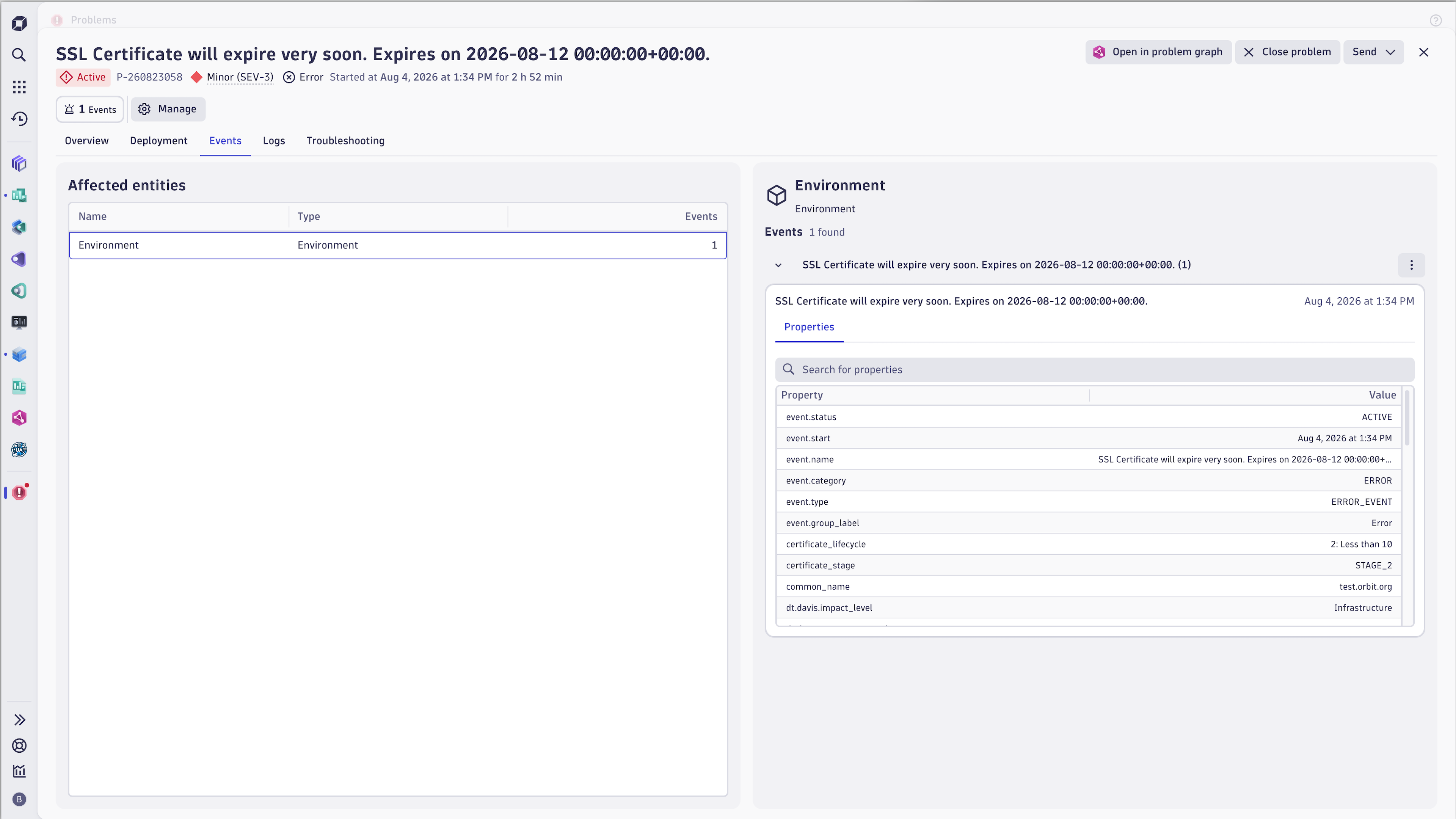 Be notified when a certificate is about to expire.