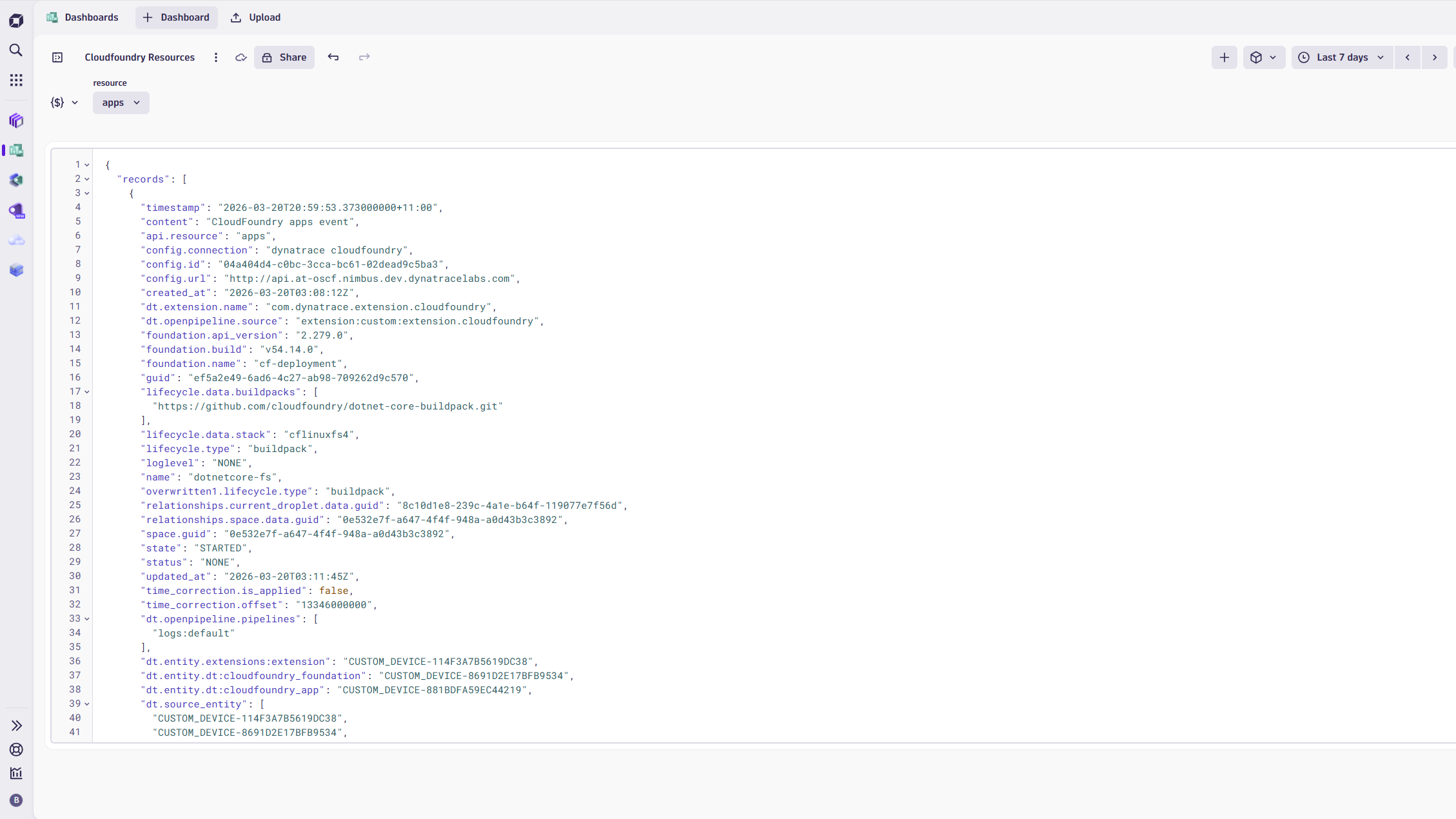 Cloud Foundry App Resource Definition