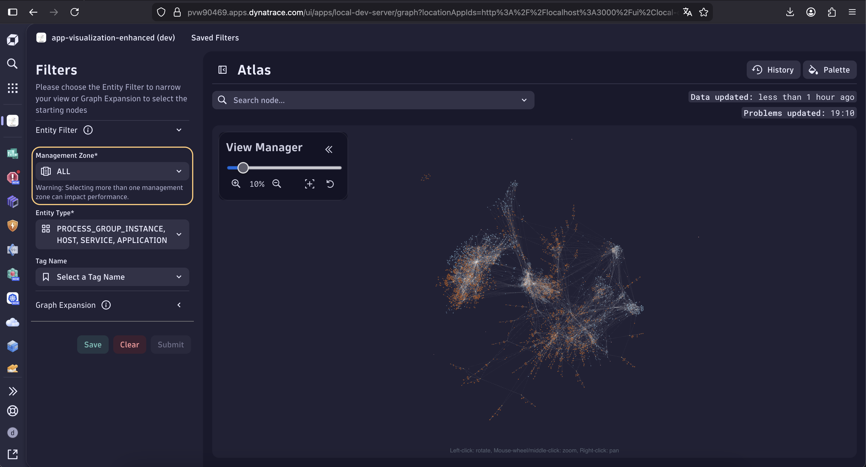 Full architecture graph