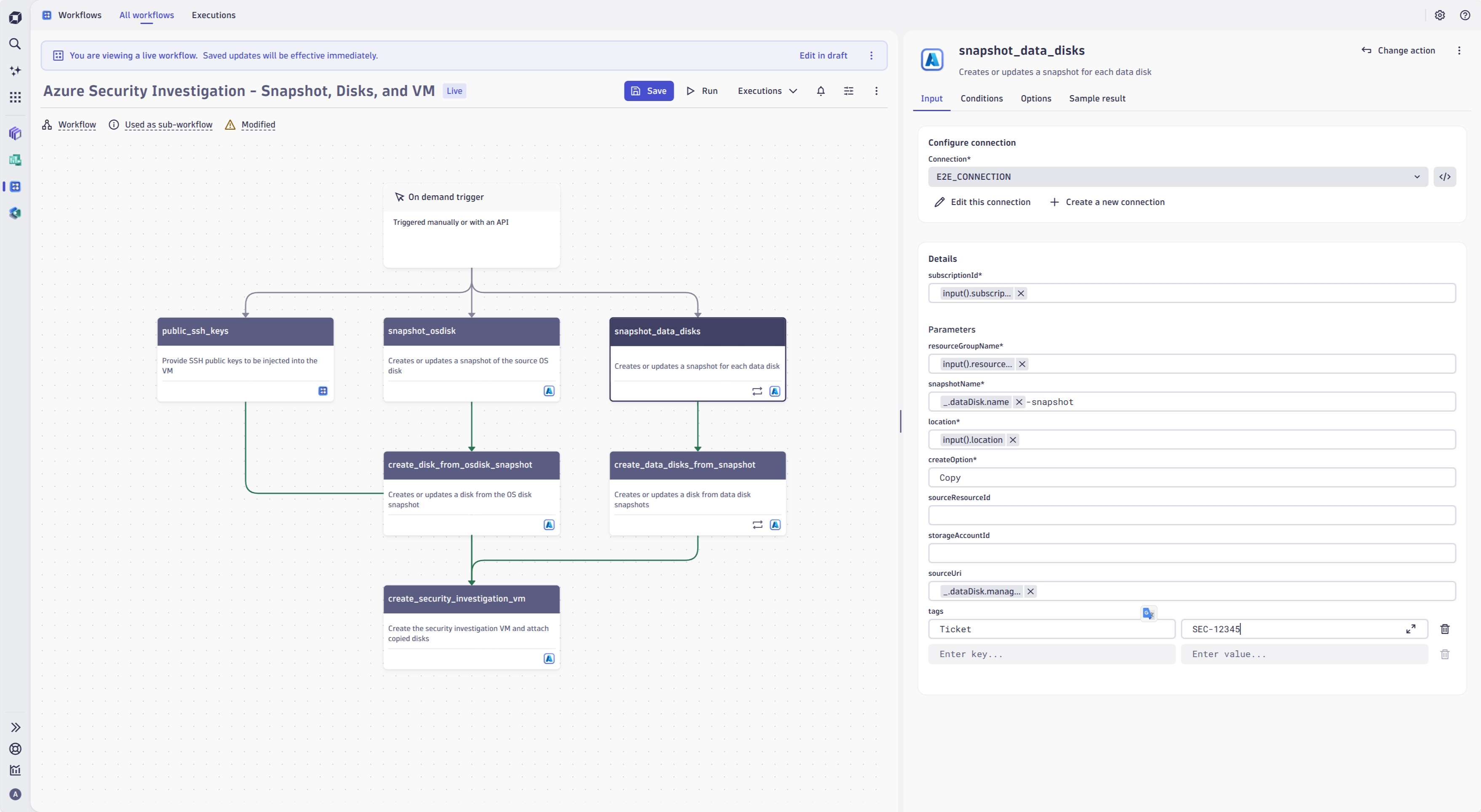 Manage or create virtual machines, snapshot disks and more
