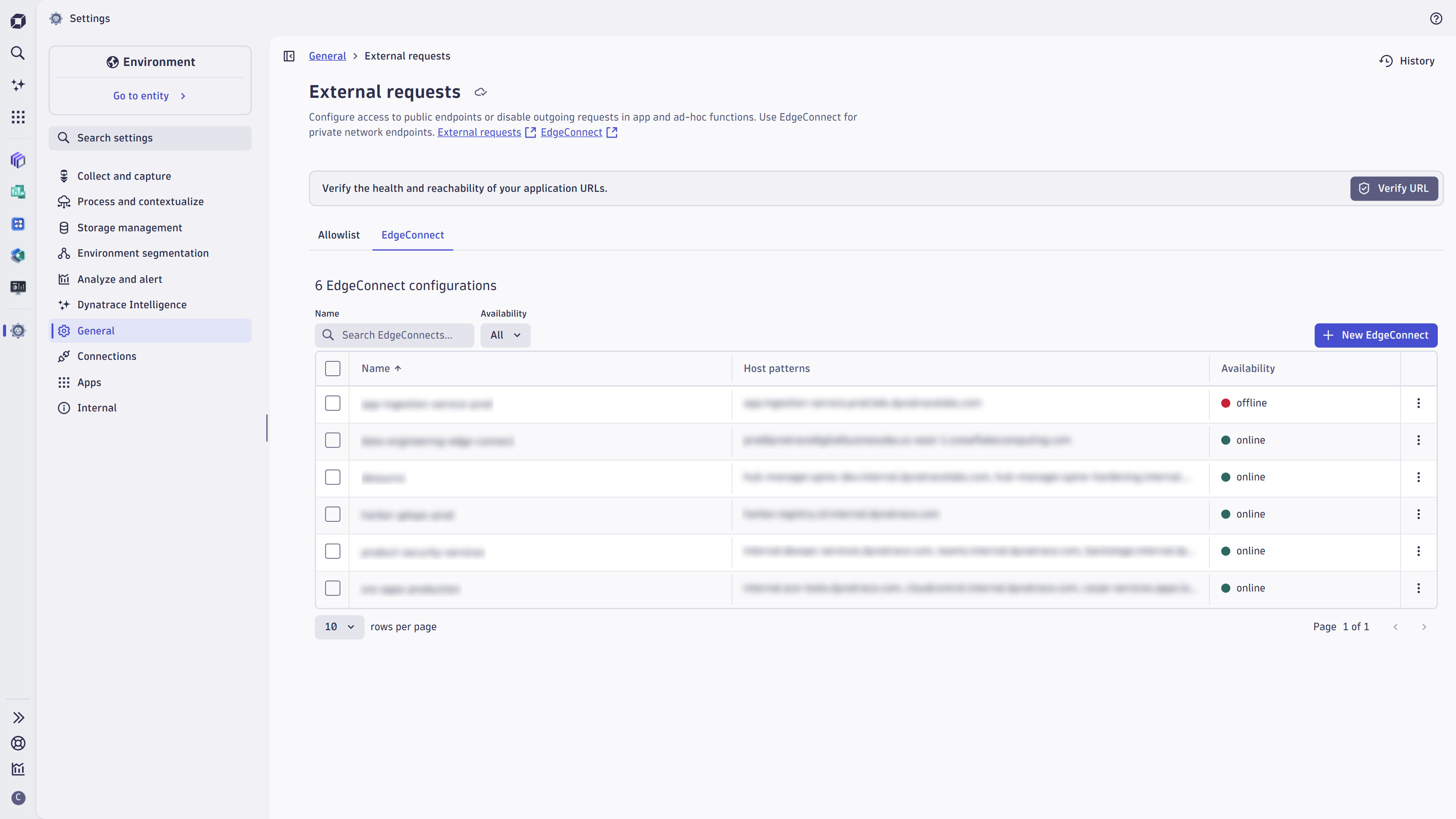 Manage connections to private endpoints using EdgeConnect